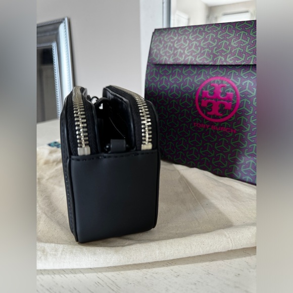 NWOT Tory Burch Fleming Matte Double Zip Mini Bag - Picture 6 of 16
